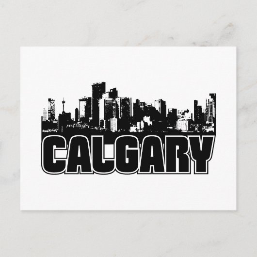 Carte Postale Calgary Skyline (Devant)