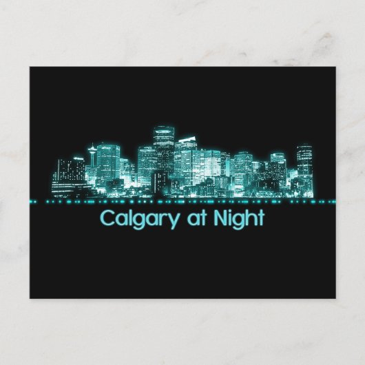 Carte Postale Calgary Skyline (Devant)