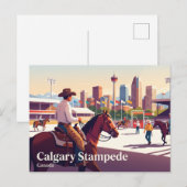 Carte Postale Calgary Stampede Canada (Devant / Derrière)