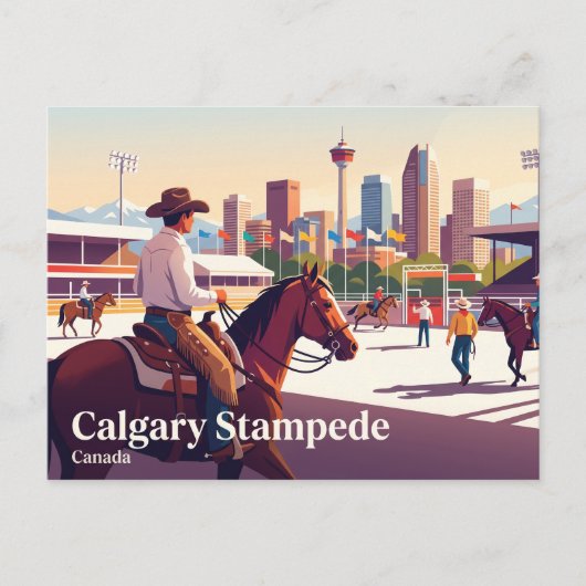 Carte Postale Calgary Stampede Canada (Devant)