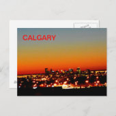 Carte Postale Calgary Sunrise (Devant / Derrière)