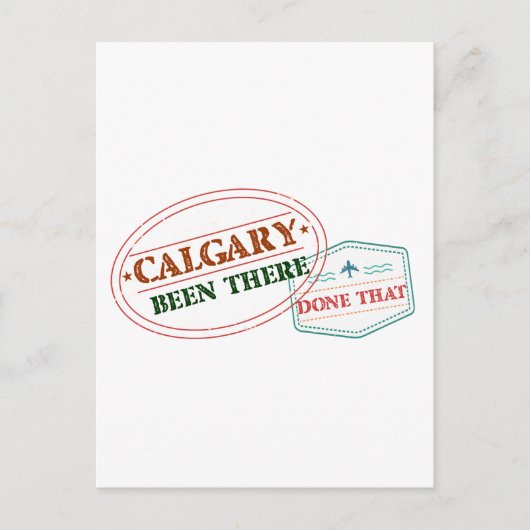 Carte Postale Calgary Y a-t-il fait cela (Devant)
