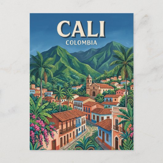 Carte Postale Cali Colombie (Devant)