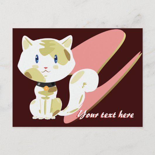 Carte postale Calico Cat (Devant)