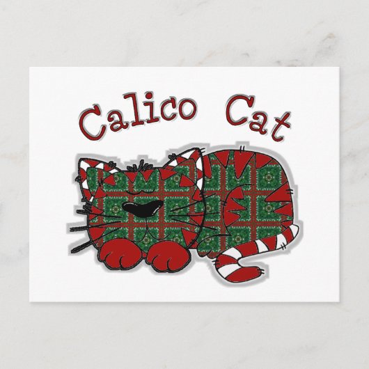Carte Postale Calico Cat (Devant)