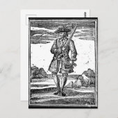 Carte Postale Calico Jack Rackham (Devant / Derrière)
