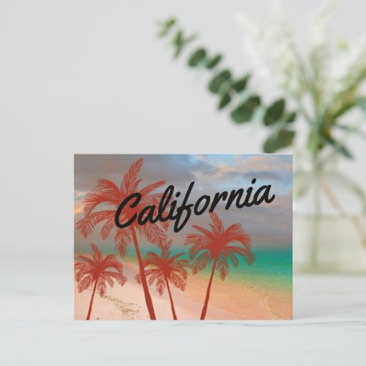 Carte postale California (Debout devant)