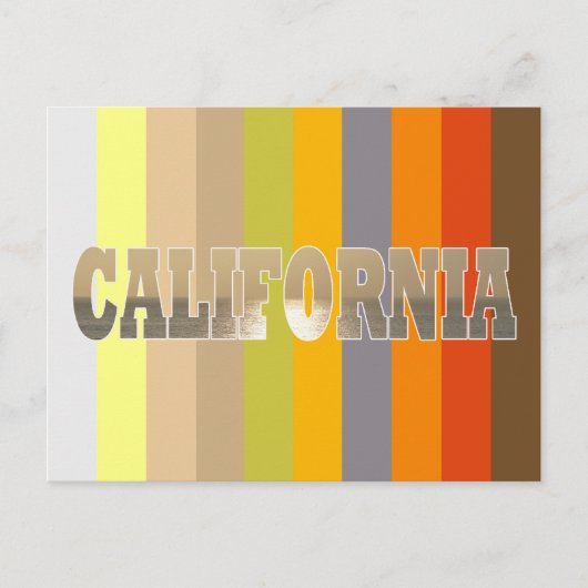 Carte postale California (Devant)