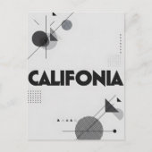 Carte Postale California Art Print - Lettres uniques (Devant)