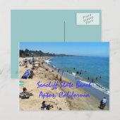 Carte postale California Beach Parks (Devant / Derrière)