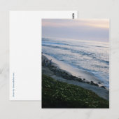 Carte postale California Beach Sunset Custom La Jo (Devant / Derrière)