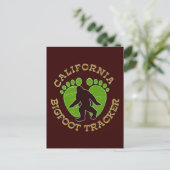 Carte Postale California Bigfoot Tracker (Debout devant)