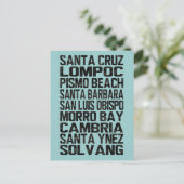 Carte postale California Central Coast (Debout devant)