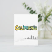 Carte postale California Comic Style (Debout devant)