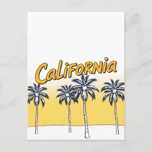 Carte postale California Comic Style (Devant)
