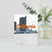 Carte postale California Comic Style (Debout devant)
