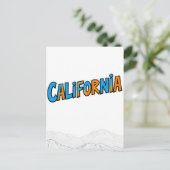 Carte postale California Comic Style (Debout devant)