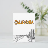 Carte postale California Comic Style (Debout devant)