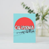 Carte postale California Comic Style (Debout devant)