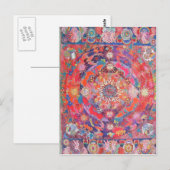 Carte Postale California Daze Mandala (Devant / Derrière)