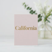 Carte postale California - Design de typographie a (Debout devant)