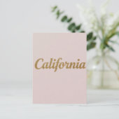 Carte postale California - Design de typographie a (Debout devant)