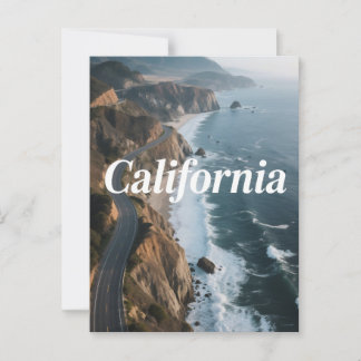 Carte postale California Dream - Vintage voyage Vi