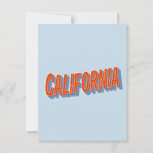Carte postale California Dream - Vintage voyage Vi