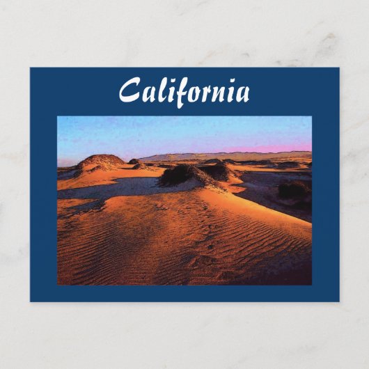 Carte postale California Dunes (Devant)