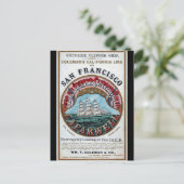 Carte Postale California Farwell Clipper voilier ship 1900 (Debout devant)