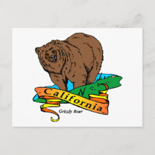 Carte Postale California Grizzly