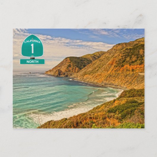 Carte postale California Highway 1 (Devant)