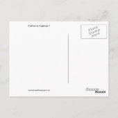 Carte postale California Highway 1 (Dos)