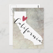 Carte Postale California Love (Devant / Derrière)