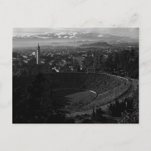 Carte Postale California Memorial Stadium, Uc Berkeley, 1966 (Devant)
