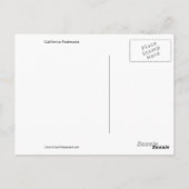 Carte postale California Redwoods (Dos)