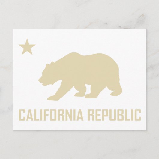 Carte postale California Republic (Devant)