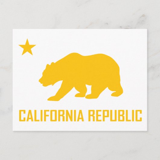 Carte postale California Republic (Devant)