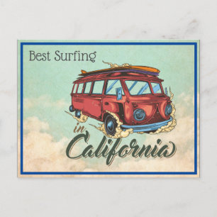 Carte postale California Surfing