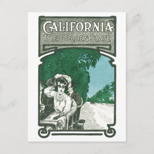Carte Postale California The Golden State