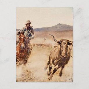 Carte Postale "California Vaquero" par Edward Borein