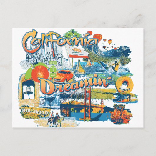 Carte Postale Californie (Devant)