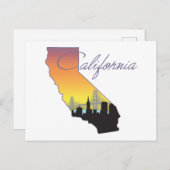 Carte Postale Californie (Devant / Derrière)