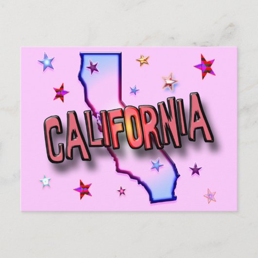 CARTE POSTALE CALIFORNIE (Devant)