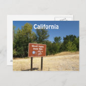 Carte Postale Californie (Devant / Derrière)