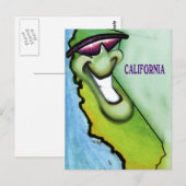 Carte Postale Californie (Devant / Derrière)