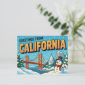 Carte postale CALIFORNIE (Debout devant)