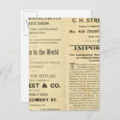 Carte Postale Californie 2 (Devant / Derrière)