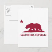 Carte Postale Californie - Basic - Red (Devant / Derrière)