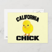 Carte Postale Californie Chick (Devant / Derrière)